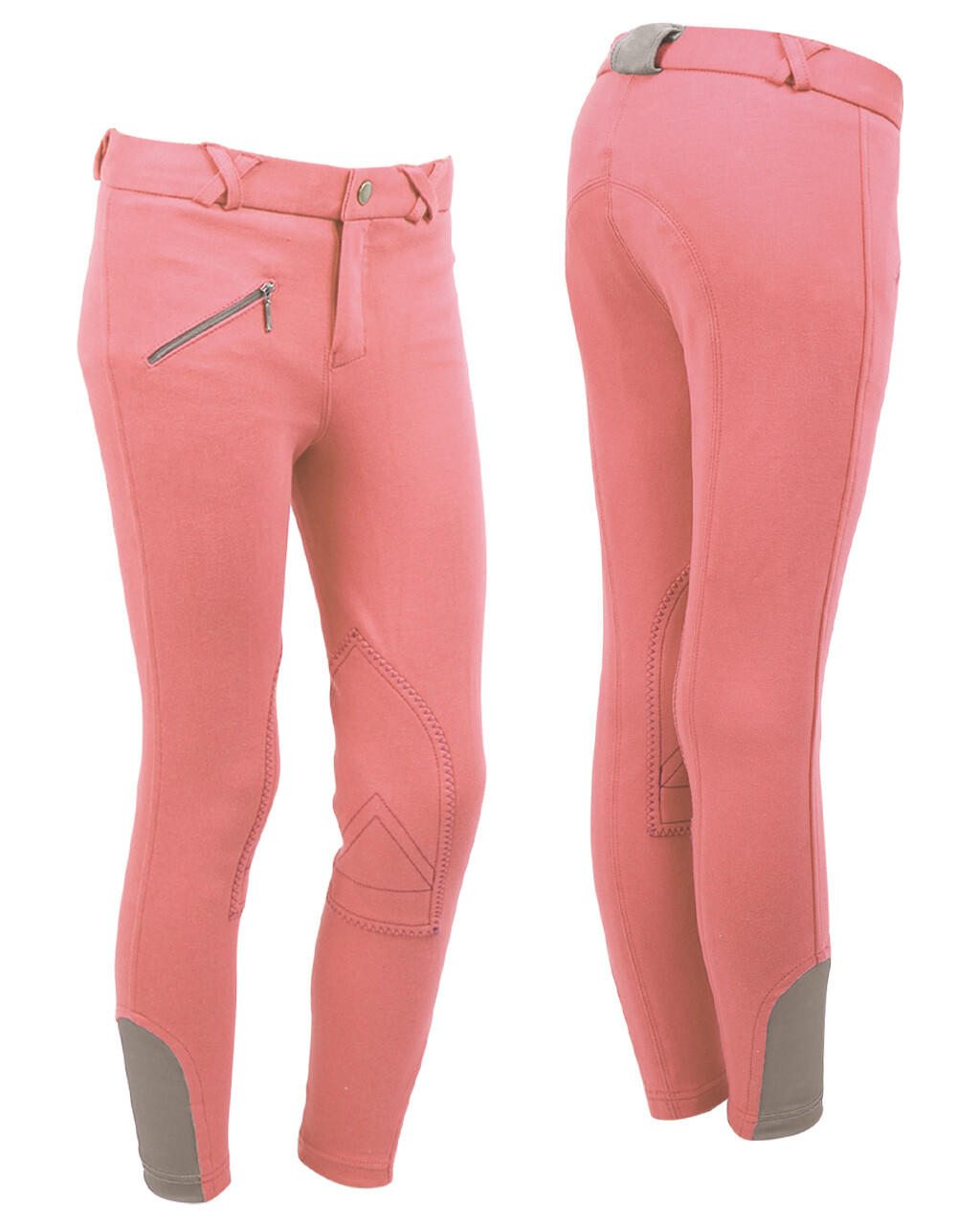 Q-Essentials Reithose Junior 140 flamingo-pink