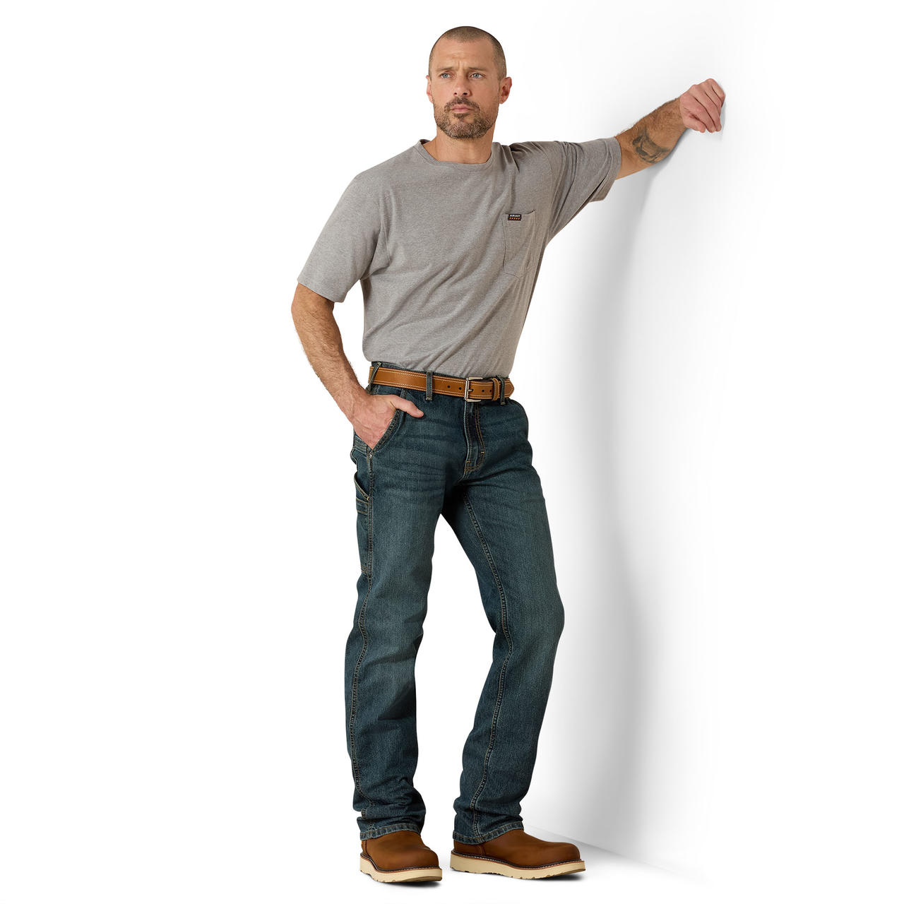 ARIAT Rebar M7 Slim DuraStretch Workhorse