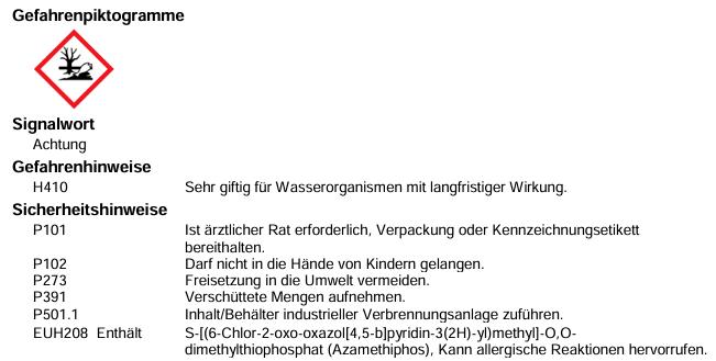 cit AZAMETIFLY Fliegenködergranulat