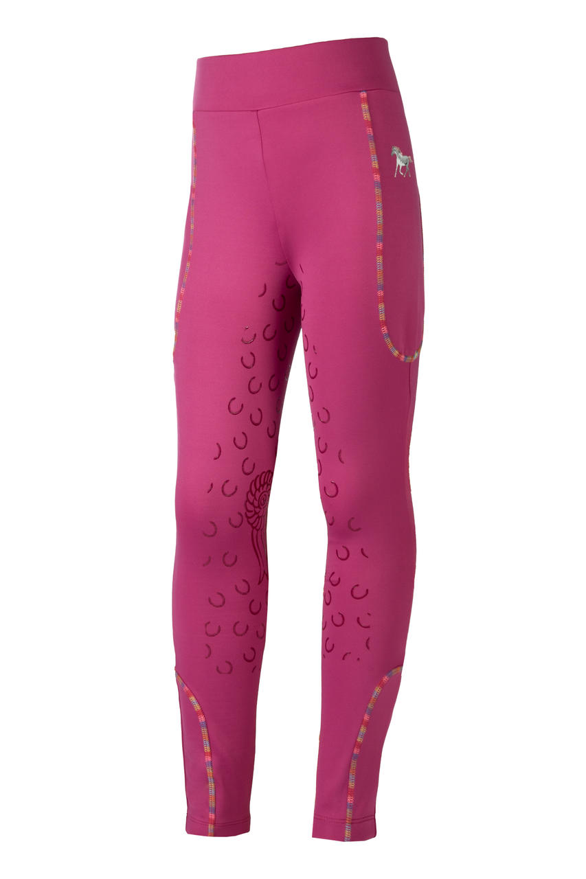 HKM Reitleggings Polly Silikon-Vollbesatz