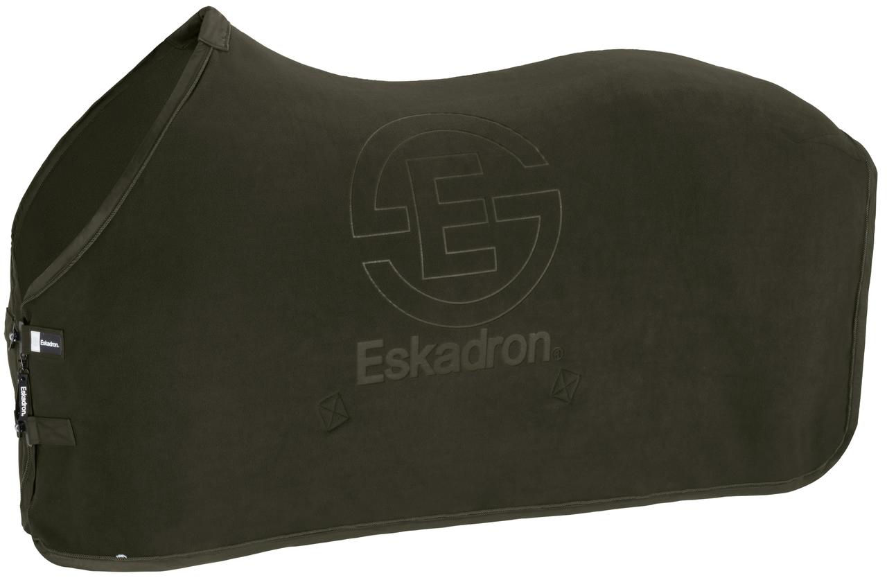 Eskadron Abschwitzdecke FLEECE STAMP L deep green