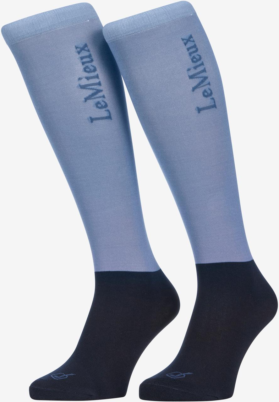 LeMieux Turniersocken im 2er-Pack 26-30 powder blue