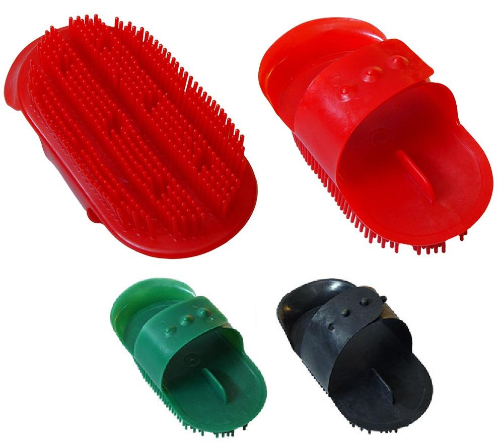 Leistner Striegel 130x60 mm für Kinder rot