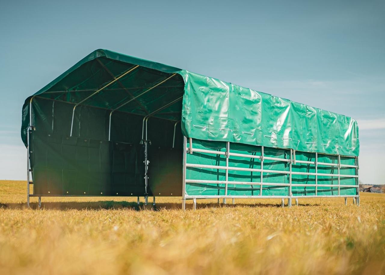 WAHL-Hausmarke Panel-Zelt-Set 3,6 x 3,0m - Seitenplanen