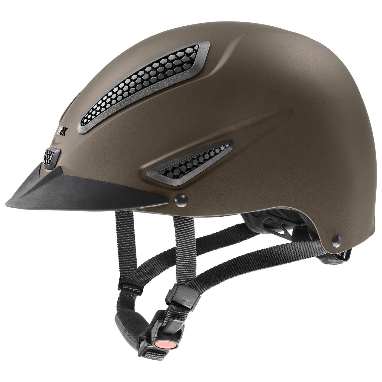 uvex Reithelm perfexxion III L-XL (59-61 cm) brown mat
