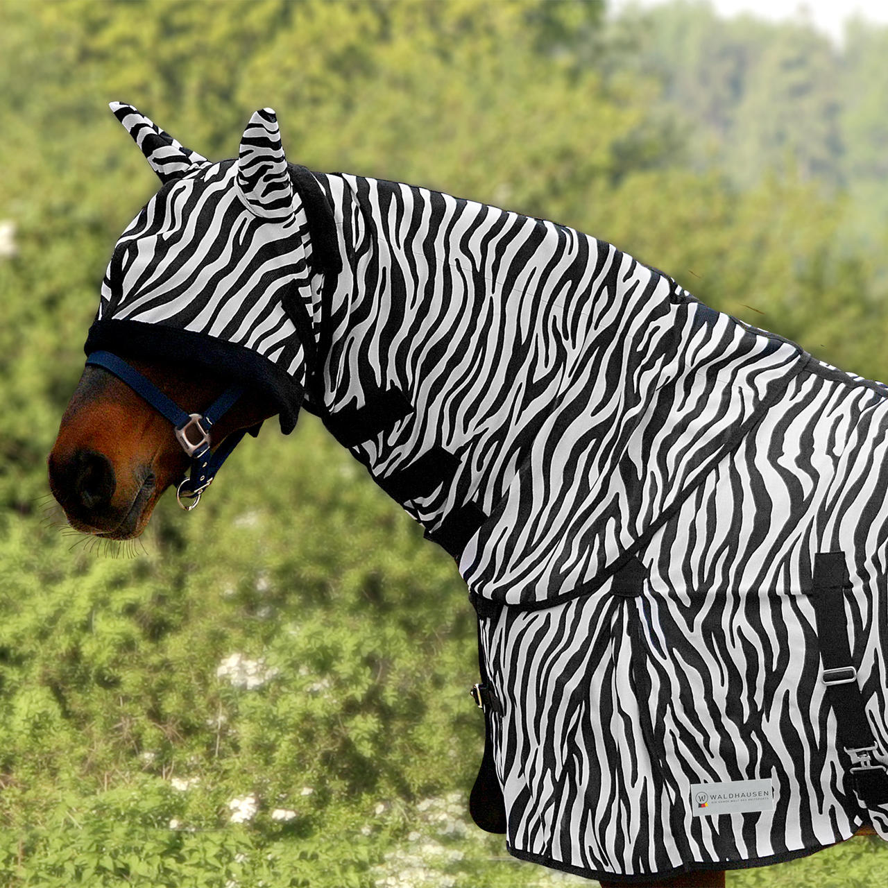 Waldhausen Fliegendecken-Halsteil Zebra Waldhausen Fliegendecken-Halsteil Zebra