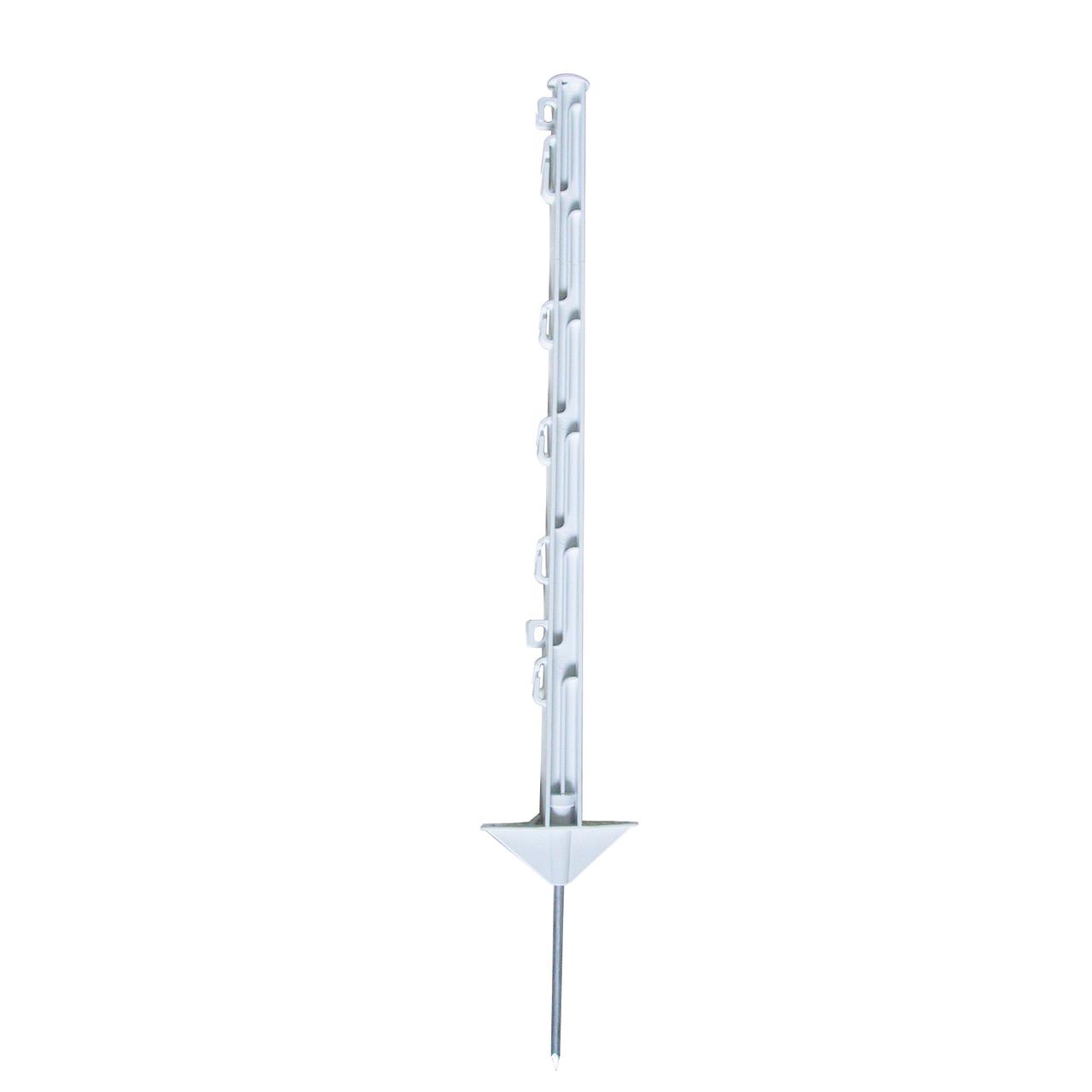 Göbel Kunststoffpfahl 75cm - Doppeltritt weiß Göbel Kunststoffpfahl 75cm - Doppeltritt weiß