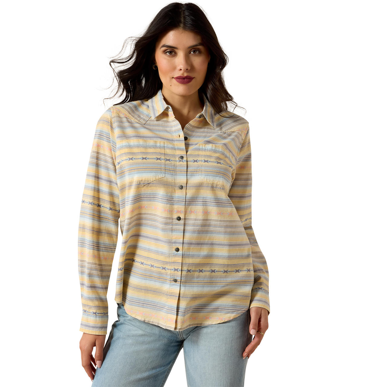 ARIAT Billie Jean Shirt XS sunrise serape