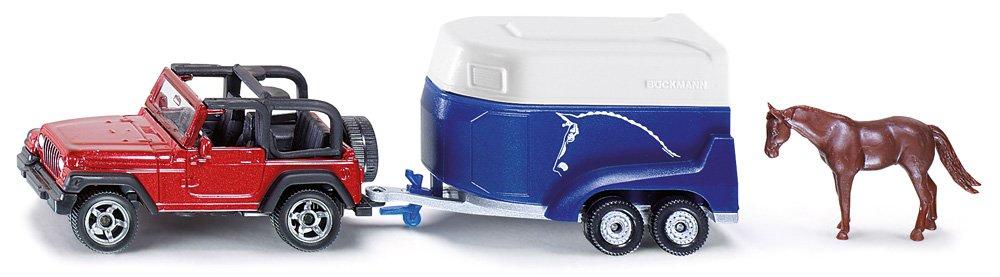 SIKU Super Jeep mit Pferdeanhänger SIKU Super Jeep mit Pferdeanhänger