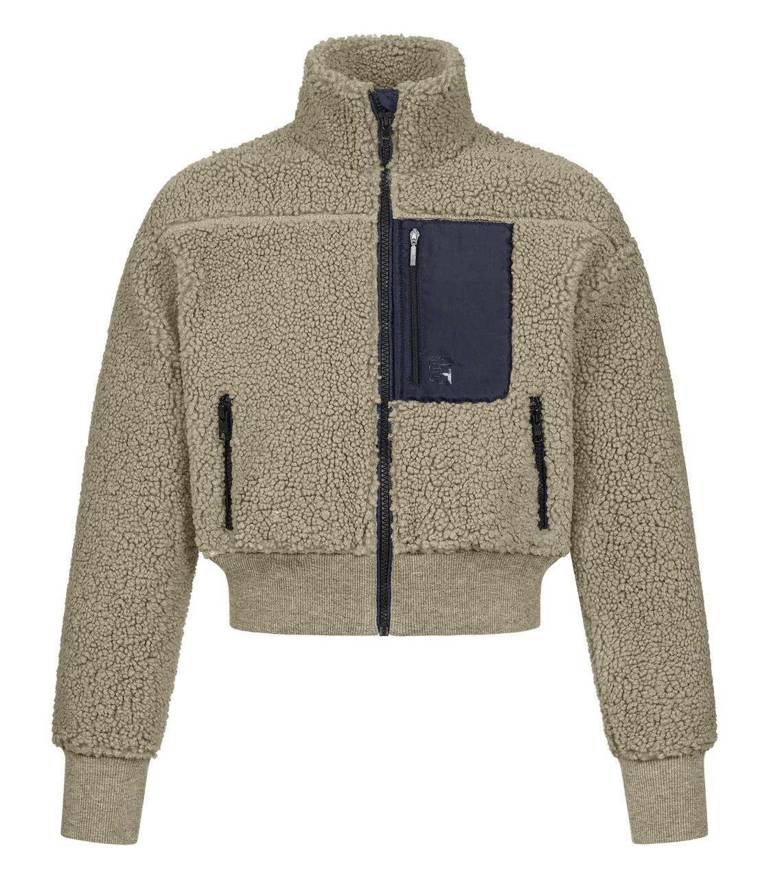 ELT Teddy Fleece Jacke Alba, Teens 170/176 beigegrau