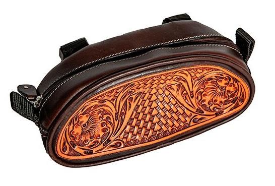 Professional's Choice Leather Pommelbag Tooled
