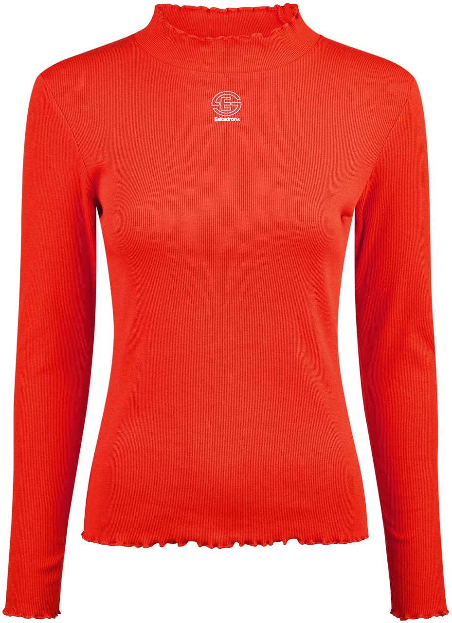 Eskadron Shirt TURTLENECK RIB S poppy red