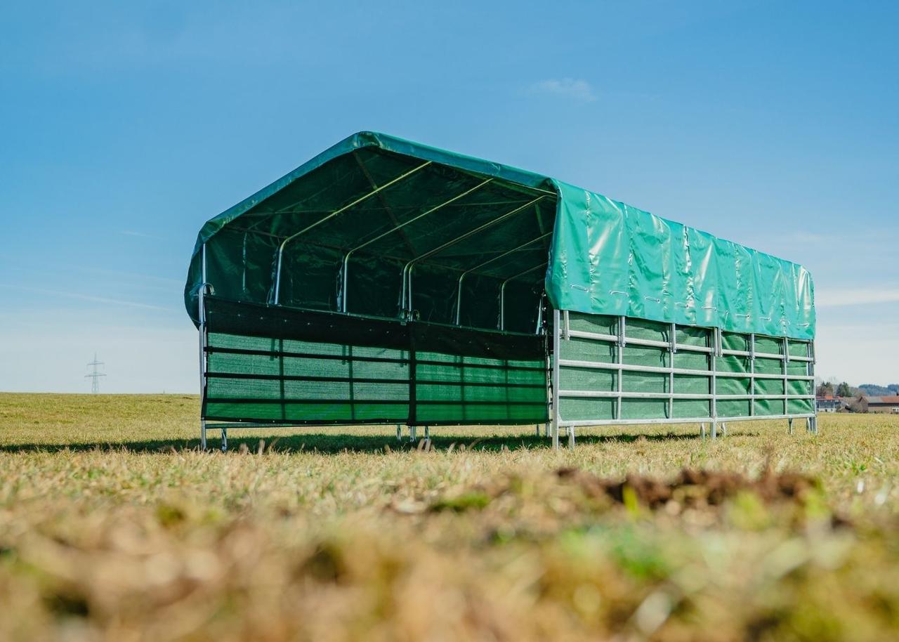 WAHL-Hausmarke Panel-Zelt-Set 3,6x3,0m - Windschutznetz