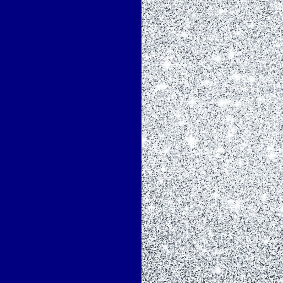 marineblau/weiße Strasssteine