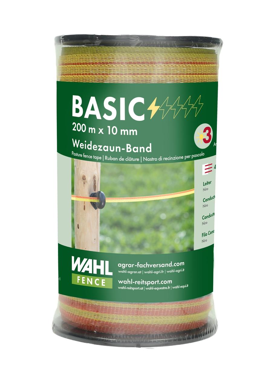 WAHL-FENCE Weidezaunband - BASIC - 10 mm / 200 m