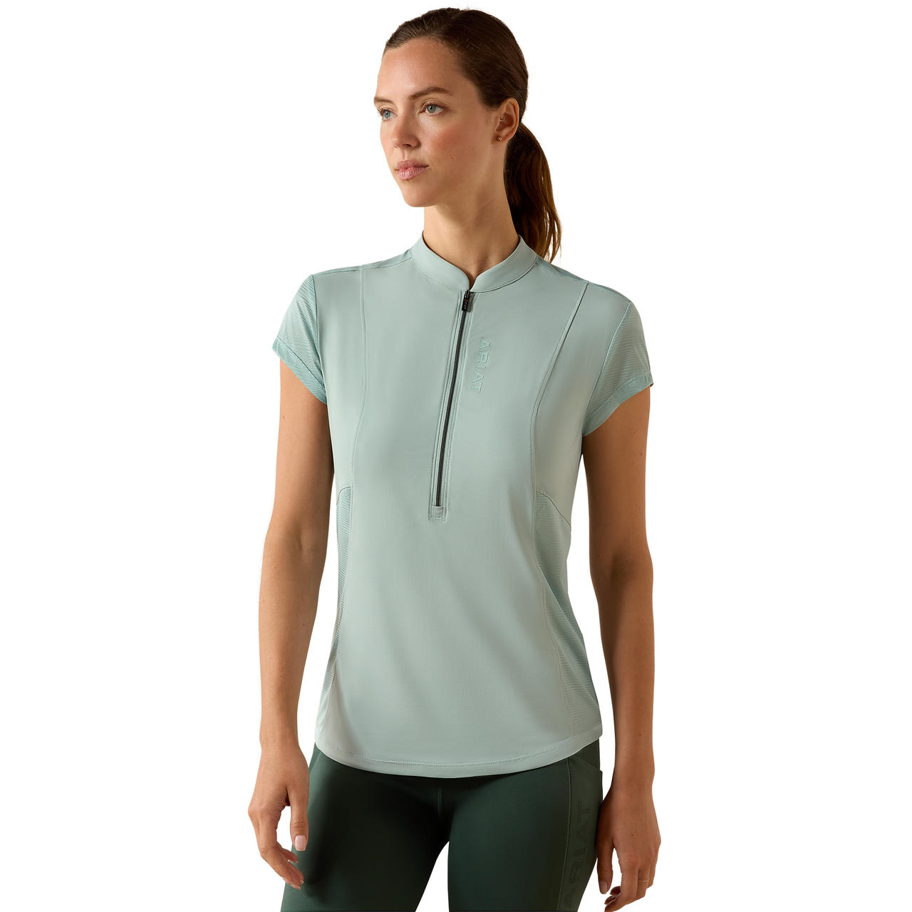ARIAT Breathe 1/2 Zip Baselayer S blue surf