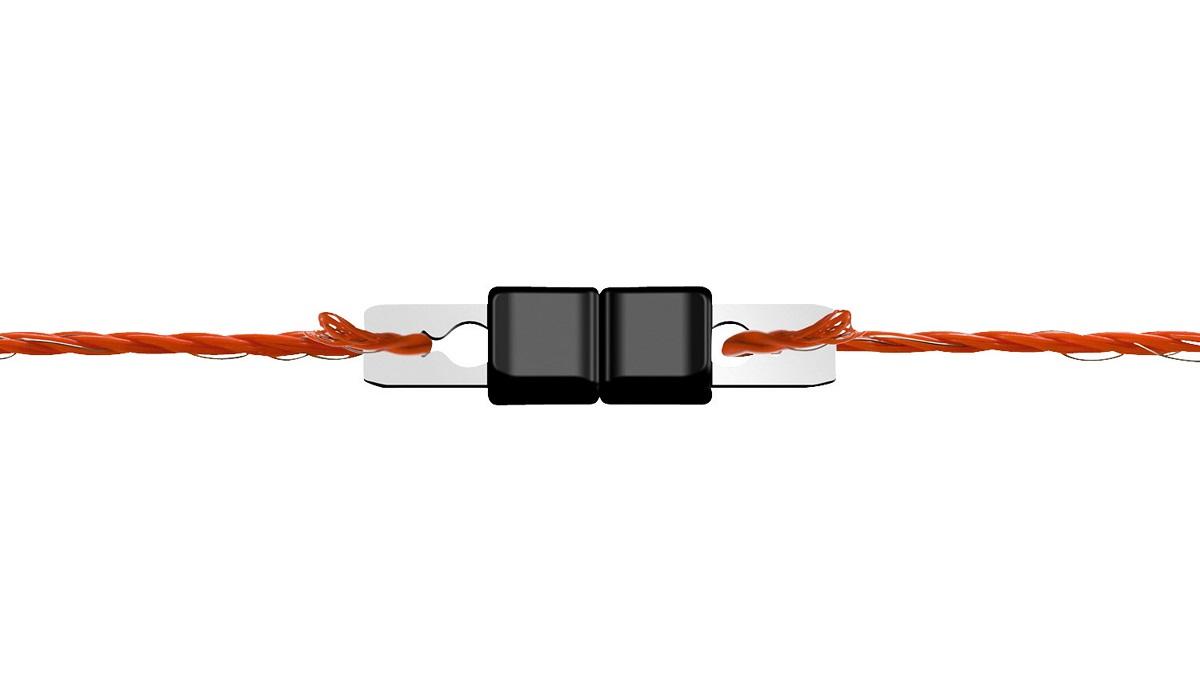 Litzclip Litzenverbinder 3 mm - Edelstahl Litzclip Litzenverbinder 3 mm - Edelstahl