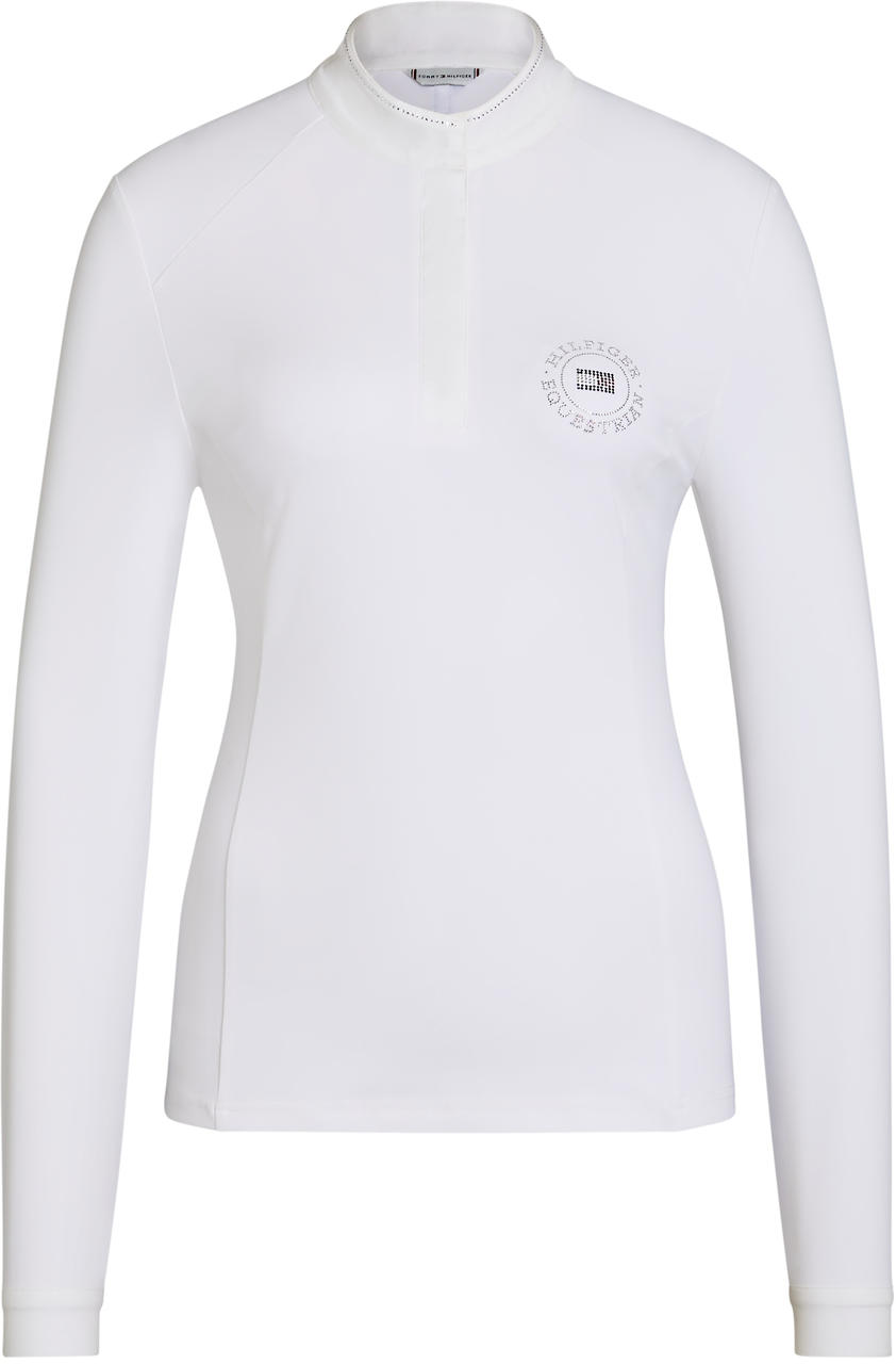 Tommy Hilfiger Taylor Strass Langarm Turniershirt Tommy Hilfiger Taylor Strass Langarm Turniershirt