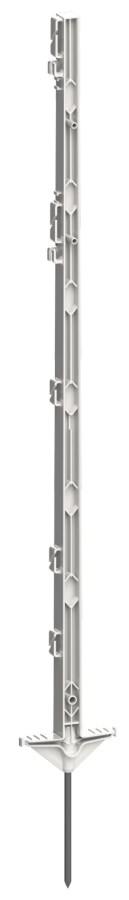 AKO Kunststoffpfahl 125cm, weiß - 5 ST