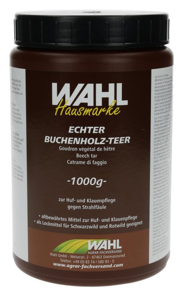 WAHL-Hausmarke Buchenholzteer 1 kg