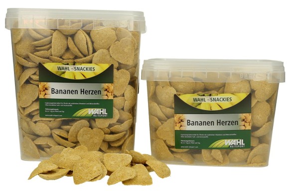 WAHL-Hausmarke Bananen Herzen - ca. 2,5 kg