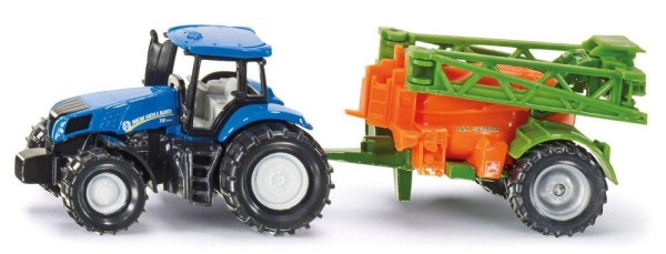 SIKU Super Traktor mit Feldspritze
