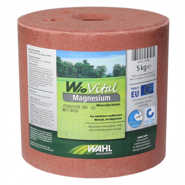 WAHL-Hausmarke WioVital Magnesium Leckstein 4x5 kg SET