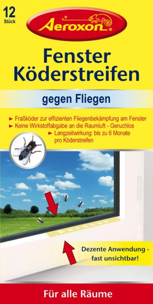 Aeroxon Fenster-Köderstreifen "Transparent"