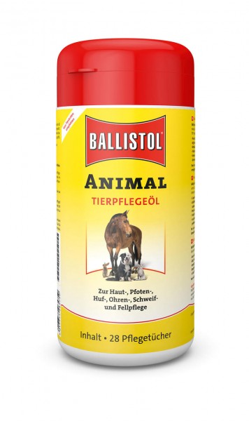 Ballistol Animal Tierpflegeöl Tücher, Spenderbox