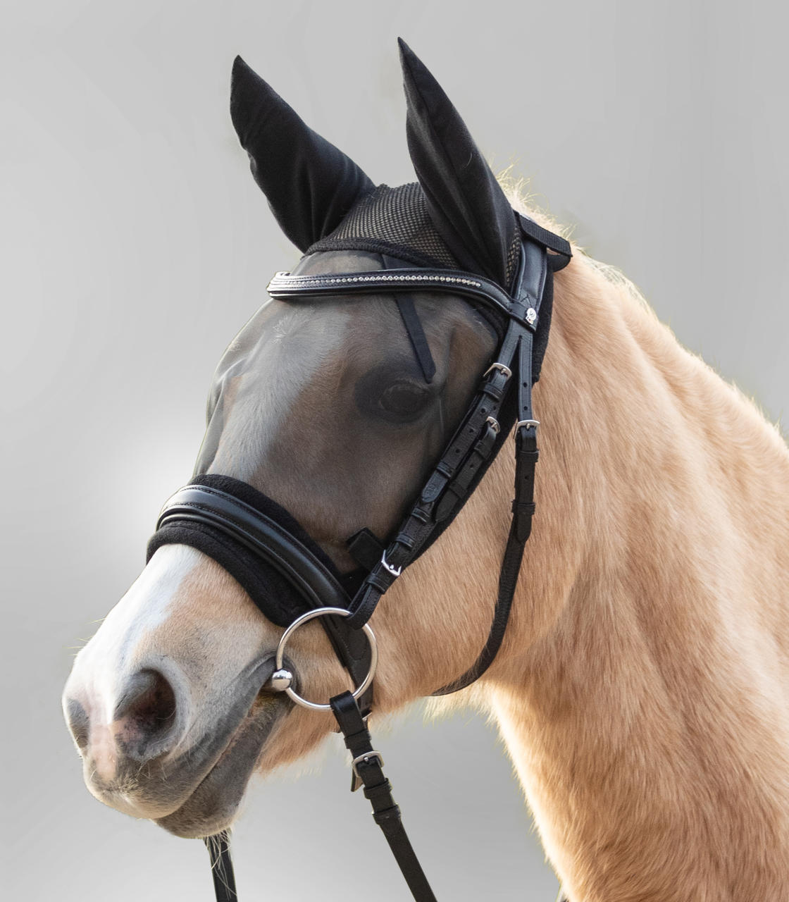 Waldhausen Fliegenohren inkl Fransen und Klett Pony 