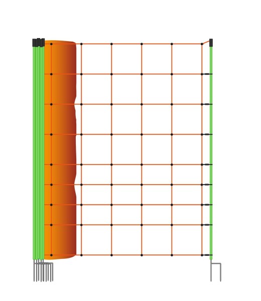 EURONETZ / Schafnetz, 106 cm hoch