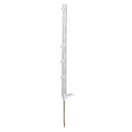 AKO KUNSTSTOFFPFAHL 71cm - ein Tritt weiss