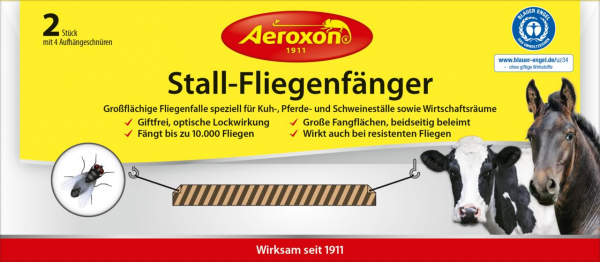 Aeroxon Stallfliegenfänger 200 x 23 cm 2 Rollen